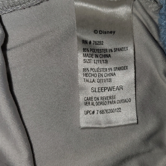 Disney Frozen Pajama Bottoms in Blue and Yellow - Picture 4 of 12